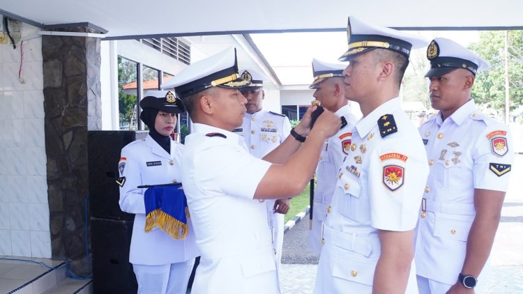 Regenerasi Kepemimpinan KRI Bubara-868, Dansatrol Kodaeral IV Pimpin Sertijab Komandan