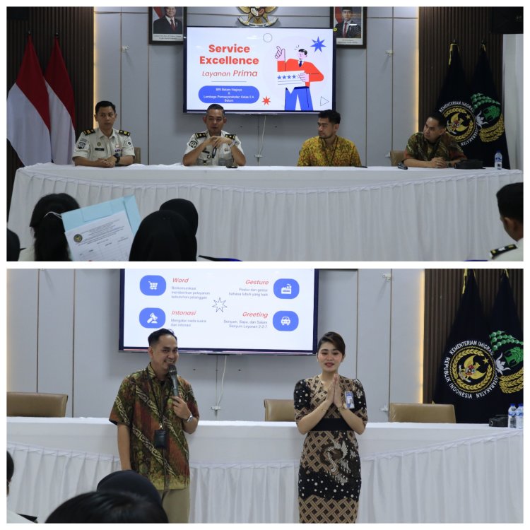 Lapas Batam Perkuat Budaya Pelayanan Prima, Gandeng BRI Tingkatkan Kualitas Layanan Publik