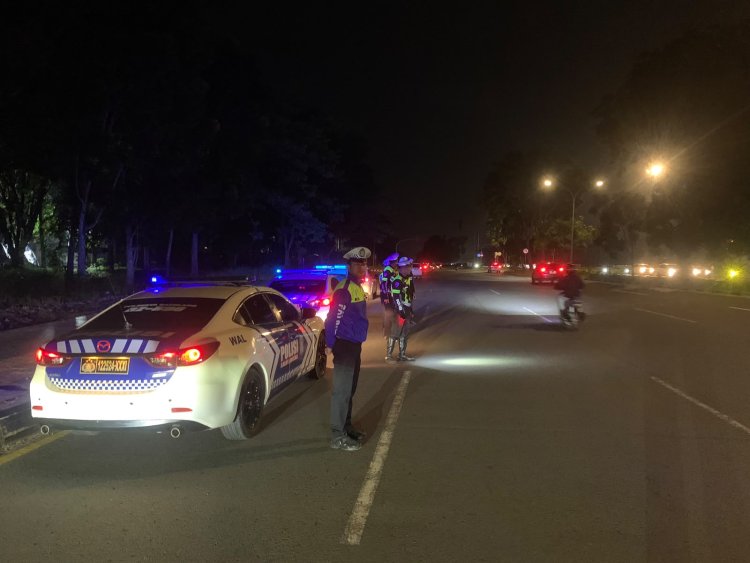 Satlantas Polresta Barelang Intensifkan Patroli Malam untuk Cegah Balap Liar dan Gangguan Kamtibmas