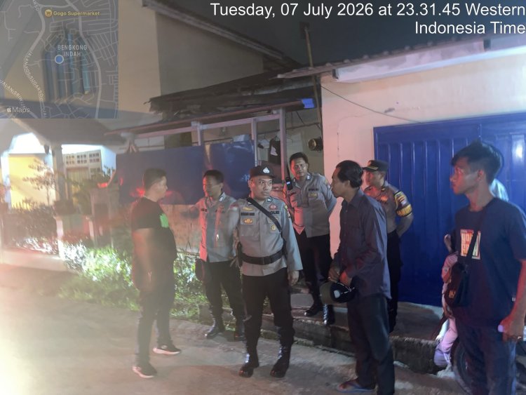 Respon Cepat Laporan Polisi 110, Personel Polsek Bengkong Datangi TKP Dugaan Keributan di Bengkong Indah