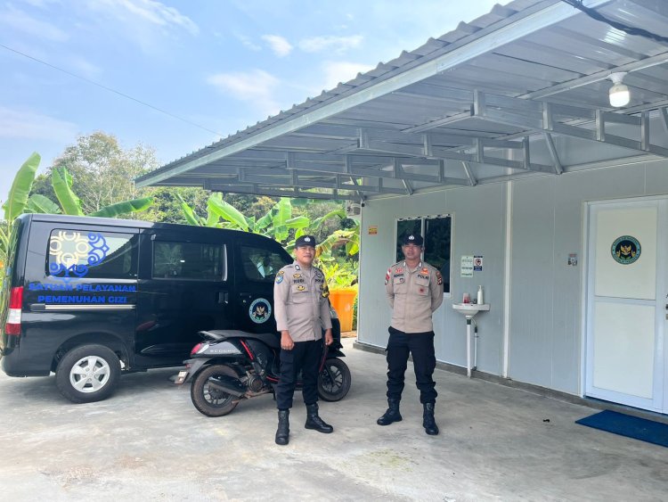 Personel Polsek Jajaran Polres Lingga Laksanakan Pengamanan dan Monitoring di Empat SPPG Yayasan Kemala Bhayangkari Polres Lingga