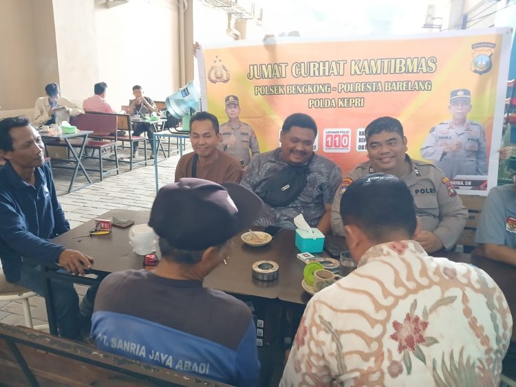 Lewat Jumat Curhat, Polsek Bengkong Tingkatkan Kolaborasi dengan Masyarakat