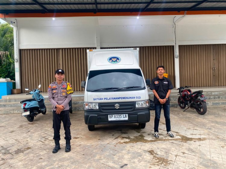 Polsek Daik Lingga Pastikan Stabilitas Kamtibmas di Lokasi SPPG