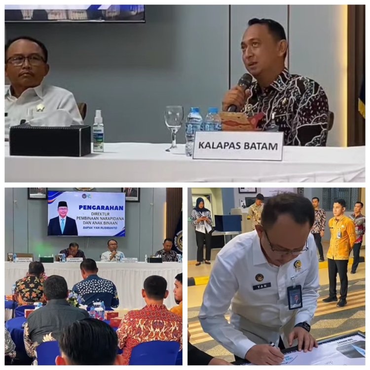 Lapas Kelas IIA Batam Terima Kunjungan Kerja Direktur Binapi Ditjenpas, Perkuat Sinergi Pembinaan Warga Binaan