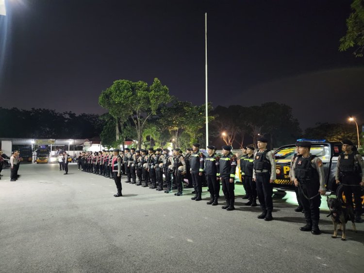 Cegah Kejahatan Jalanan dan Balap Liar, Ditsamapta Polda Kepri dan Polresta Barelang Gelar Patroli Gabungan