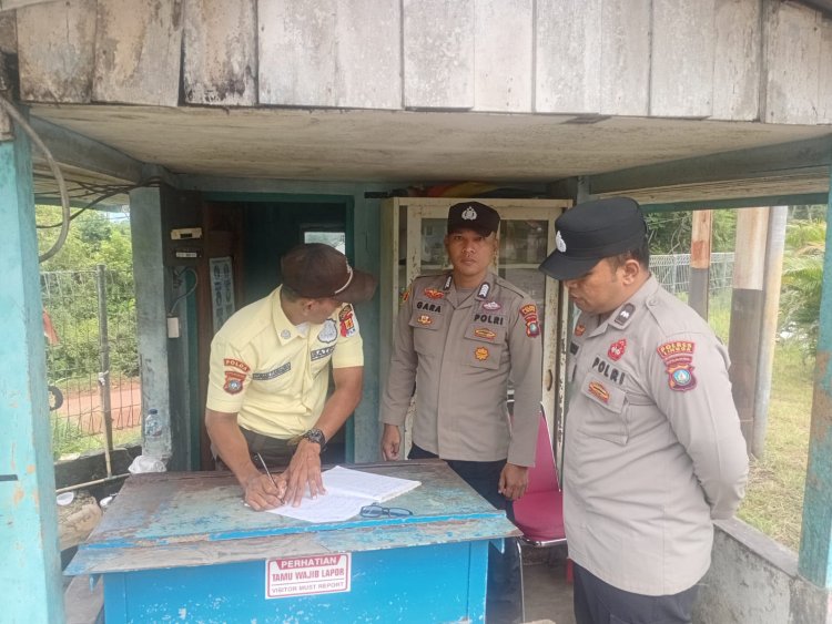 Penyuluhan Pam Swakarsa, Polres Lingga Ajak Satpam Waspada terhadap Potensi Kejahatan