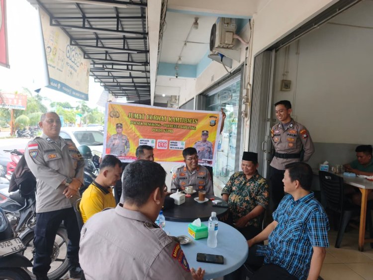 Jumat Curhat Polsek Bengkong, Bangun Komunikasi Humanis untuk Menjaga Stabilitas Kamtibmas