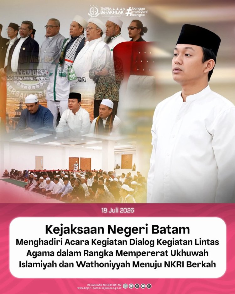 Kasubsi Intelijen Kejari Batam Hadiri Dialog Lintas Agama, Perkuat Persaudaraan dan Nilai Kebangsaan