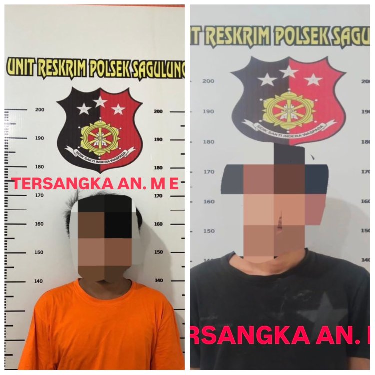 Unit Reskrim Polsek Sagulung Ungkap Kasus Perampasan Handphone, Dua Terduga Pelaku Diamankan