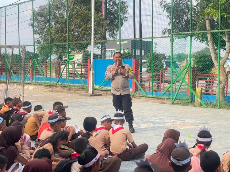 MPLS SMPN 47 Batam, Polsek Sekupang Bekali Siswa Baru Cegah Bullying dan Narkoba