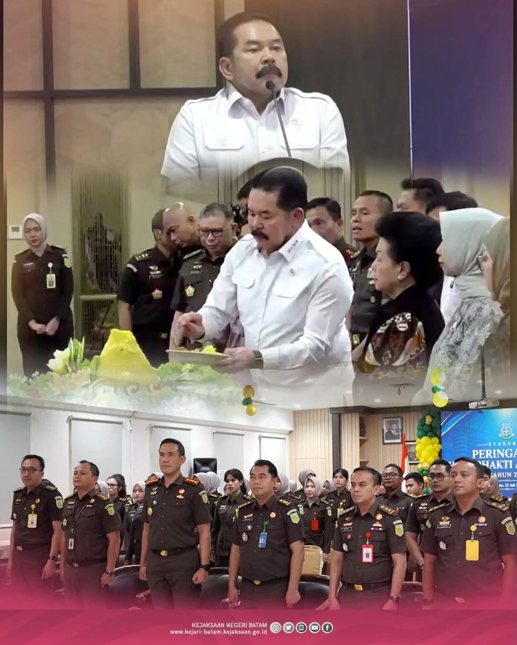 Kejari Batam Ikuti Syukuran Hari Bhakti Adhyaksa 2026 Secara Virtual, Teguhkan Komitmen Penegakan Hukum Berintegritas