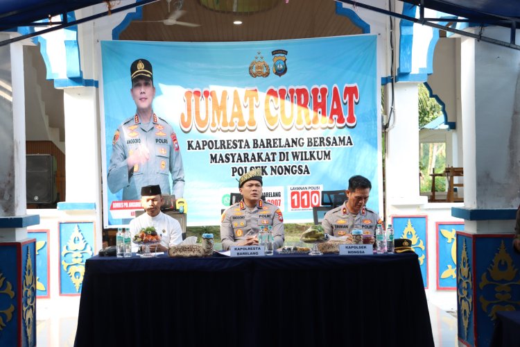Kapolresta Barelang Gelar Jumat Curhat Bersama Masyarakat Pulau Ngenang, Serap Aspirasi dan Perkuat Kamtibmas