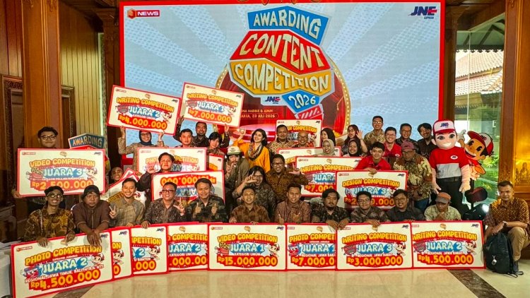 Puncak JNE Content Competition 2026, Apresiasi Ribuan Karya Kreatif Anak Bangsa
