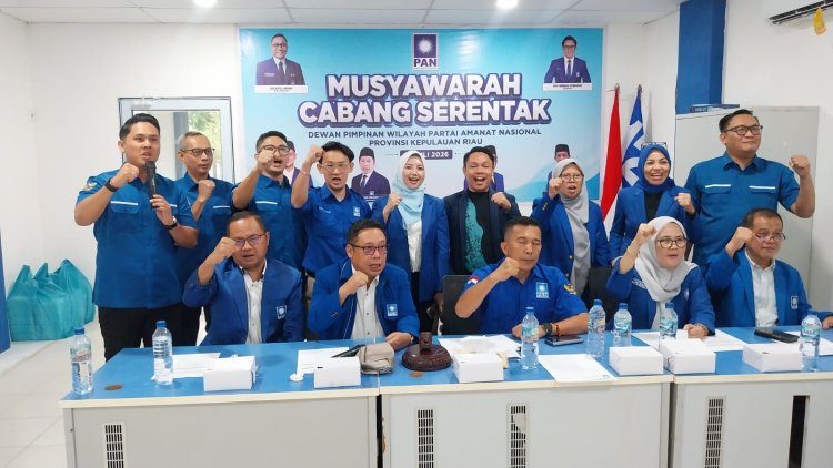 PAN Kepri Gelar Muscab Serentak di 80 Kecamatan, Targetkan Kemenangan Pemilu 2029