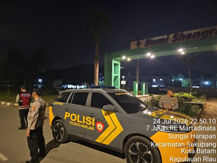 Polsek Sekupang Gelar Patroli Cipta Kondisi KRYD, Antisipasi C3, Balap Liar dan Premanisme
