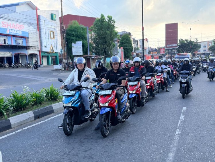 BeAT Ride & Explore, Capella Honda Kepri Ajak Puluhan Konsumen Jelajahi Ikon Kota Tanjungpinang