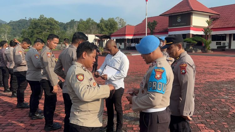 Disiplin Personel Kunci Pelayanan Prima, Polres Lingga Gelar Ops Gaktibplin