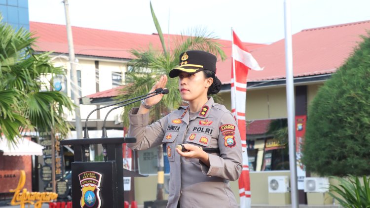 Kapolres Karimun Beri Penghargaan Personel Berprestasi, Kapolres Tekankan Peningkatan Kinerja