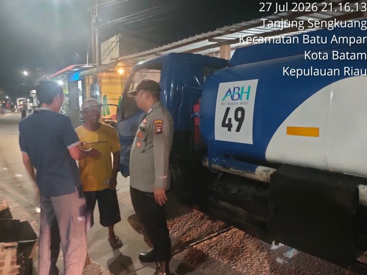 Jaga Keamanan Wilayah, Polsek Batu Ampar Gencarkan Patroli KRYD di Titik Rawan