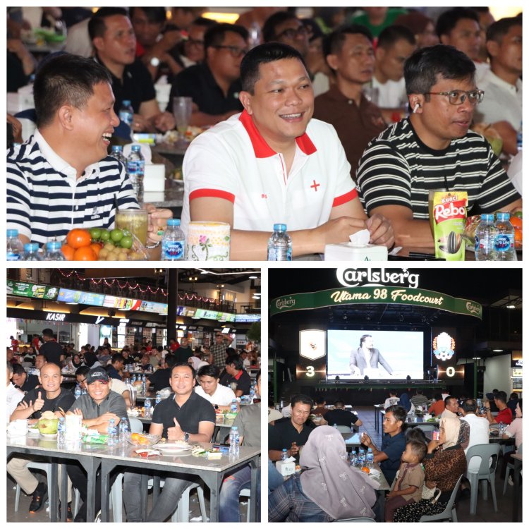 Kapolresta Barelang Perkuat Kemitraan Bersama Insan Pers Melalui Nonton Bareng Piala AFF 2026
