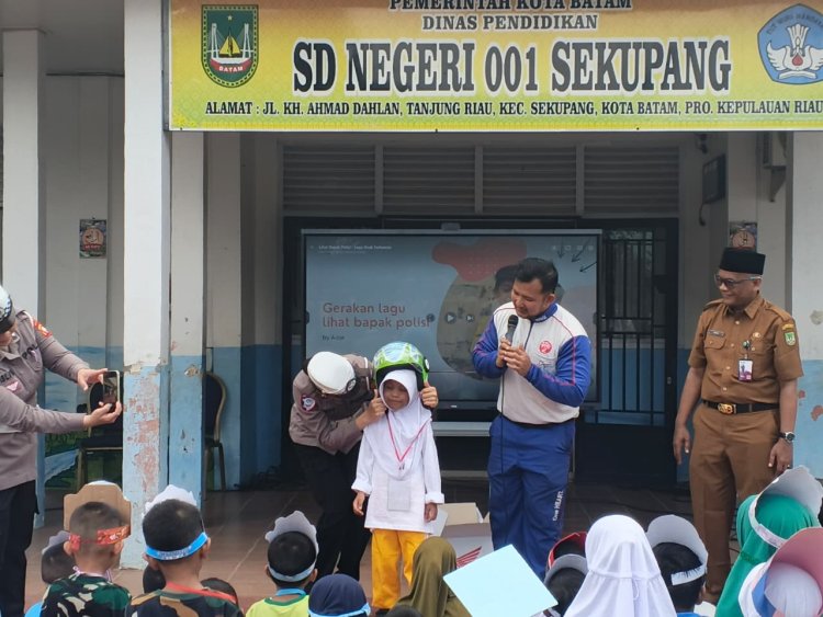 Capella Honda Kepri Edukasi Keselamatan Berkendara, Posisi Anak di Depan Motor Sangat Berisiko
