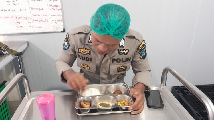 Food Safety Polres Lingga Wujudkan Makanan Bergizi yang Aman bagi 1.335 Penerima Manfaat