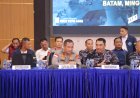 Kapolda Kepri Ikuti Konferensi Pers Pengungkapan 1,3 Ton Ketamine dari Kapal Asing di Perairan Batam