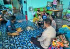 Rumah Lansia Rusak Berat, Polsek Daik Lingga dan Kelurahan Bersinergi Tangani Dampak Angin Kencang