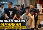 UPDATE: Puluhan Orang Diamankan dalam Penggerebekan Gelper Game Zone Nagoya Batam