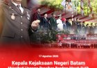 Kejari Batam Hadiri Upacara HUT ke-81 RI di Dataran Engku Puteri