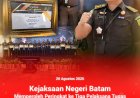 Kejari Batam Ikuti Penutupan Evaluasi Capaian Kinerja Semester I Kejaksaan RI