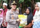 Kapolres Karimun Sambangi Polsek Buru, Bansos Disalurkan kepada 100 Warga