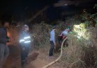 Kebakaran Lahan Eks PT Bintan Bumi Persada di Singkep Barat Hanguskan Sekitar 4 Hektare