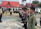 Polsek Daik Lingga Siapkan 18 Personel Kawal RDP dan Aksi Penyampaian Aspirasi Pemuda
