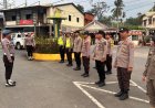 Polsek Daik Lingga Kerahkan 19 Personel Amankan Fun Run Kecamatan Lingga