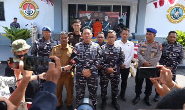 TNI AL Gagalkan Penyelundupan 1,6 Ton Pasir Timah Ilegal di Lingga, Selamatkan Potensi Kerugian Negara Rp1,33 Miliar