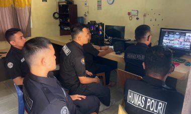 Sihumas dan Satreskrim Polres Lingga Ikuti Penguatan Kapasitas Penanganan Live Scamming untuk Hadapi Kejahatan Digital