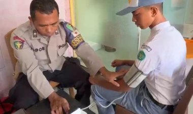 Pastikan Peserta Paskibraka Prima, Sidokkes Polres Lingga Laksanakan Pemeriksaan Kesehatan Calon Pasukan Pengibar Bendera Kabupaten Lingga