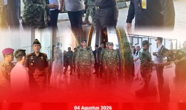 Kajari Batam Sambut Kedatangan Panglima TNI di Hang Nadim, Perkuat Sinergi Dukung Latihan Operasi Terintegrasi