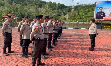 Polres Lingga Tingkatkan Kemampuan Dalmas, Perkuat Kesiapsiagaan Personel Hadapi Potensi Gangguan Kamtibmas