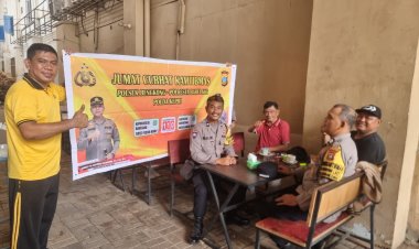 Polsek Bengkong Gelar Jumat Curhat, Ajak Warga Semarakkan HUT Ke-81 Kemerdekaan RI dengan Menjaga Kamtibmas