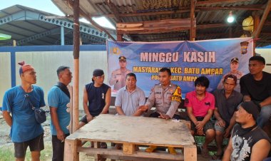 Polsek Batu Ampar Gelar Minggu Kasih, Tampung Aspirasi Warga dan Perkuat Kamtibmas di Jalan Bawal