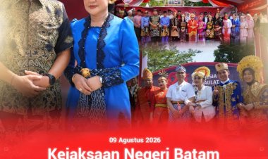 Pawai Pembangunan HUT ke-81 RI di Batam Meriah, Kajari Batam dan Ketua IAD Ikut Semarakkan Pawai Budaya