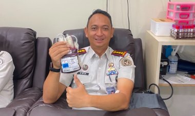 Semarak HUT ke-81 RI, Lapas Batam Bersama UPT Pemasyarakatan se-Kota Batam Gelar Donor Darah
