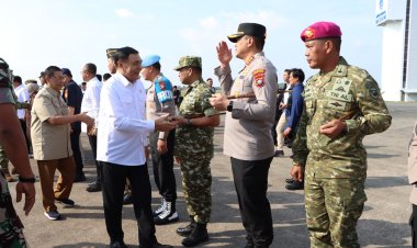 Kabareskrim Polri Tiba di Batam, Kapolresta Barelang Sambut Kedatangan Rombongan dalam Agenda Pemusnahan Barang Bukti Narkoba