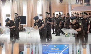 Kejari Batam Hadiri Pelantikan dan Serah Terima Jabatan Pejabat Struktural Eselon III Kejati Kepri