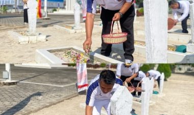 Semangat Menyambut HUT ke-81, Rutan Batam Kobarkan Semangat Kemerdekaan Lewat Aksi Bersih