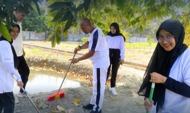 Semangat Menyambut HUT ke-81, Rutan Batam Kobarkan Semangat Kemerdekaan Lewat Aksi Bersih