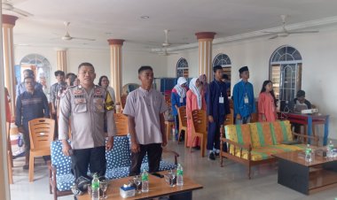 Perkuat Benteng Generasi Muda, Polsek Daik Lingga Sosialisasikan Bahaya Narkoba