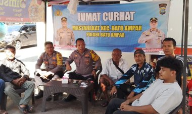 Jaga Lingkungan Tetap Kondusif, Polsek Batu Ampar Perkuat Komunikasi dengan Warga